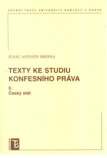 Texty ke studiu konfesního práva II. Český stát