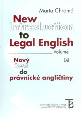 Nový úvod do právnické angličtiny. Díl I, 5. vydání