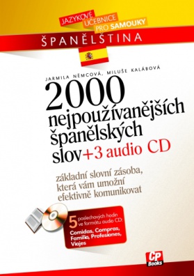 2000 nejpoužívanějších španělských slov + 3 CD