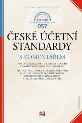 České účetní standardy pro účetní jednotky, u kterých hlavním předmětem činnosti není podnikání, pro