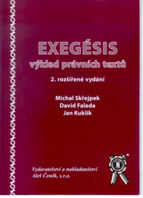 Exegésis. Výklad právních textů, 2. vydání