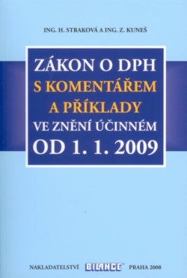 Zákon o DPH s komentářem a příklady ve znění od 1.1.2009