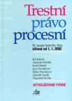 Trestní právo procesní 4. vydání