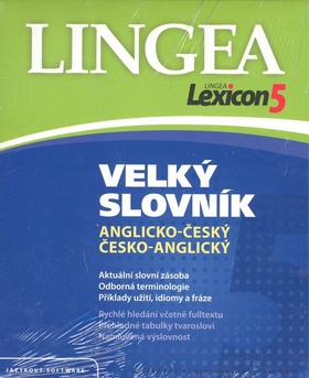 Velký slovník anglicko-český česko-anglický software 2008 (PLX5ENCZ2B)