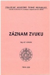 Záznam zvuku-Jonák