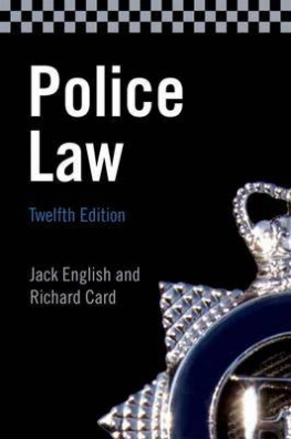 Police Law 12th edition