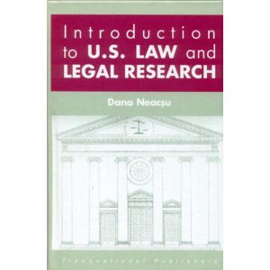 Introduction to U.S. Law and Legal Research