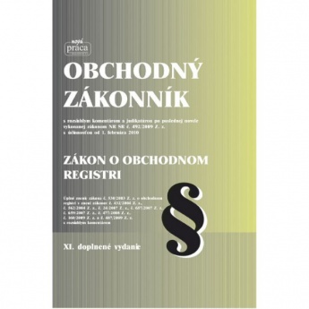 Obchodný zákonník, zákon o obchodnom registri, 11.doplnené vydanie