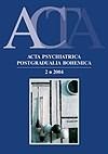 Acta Psychiatrica Postgradualia Bohemica 2/2004
