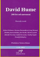 David Hume 300 let od narození; sborník textu č. 91/2011