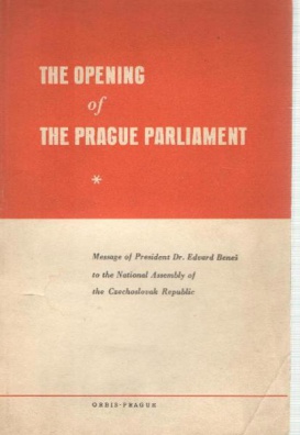 The opening of the Prague parlament