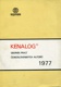 Kenalog - sborník prací Československých autorů 1977